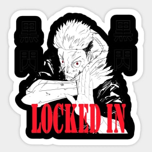 Itadori Yuji Locked in Sticker
